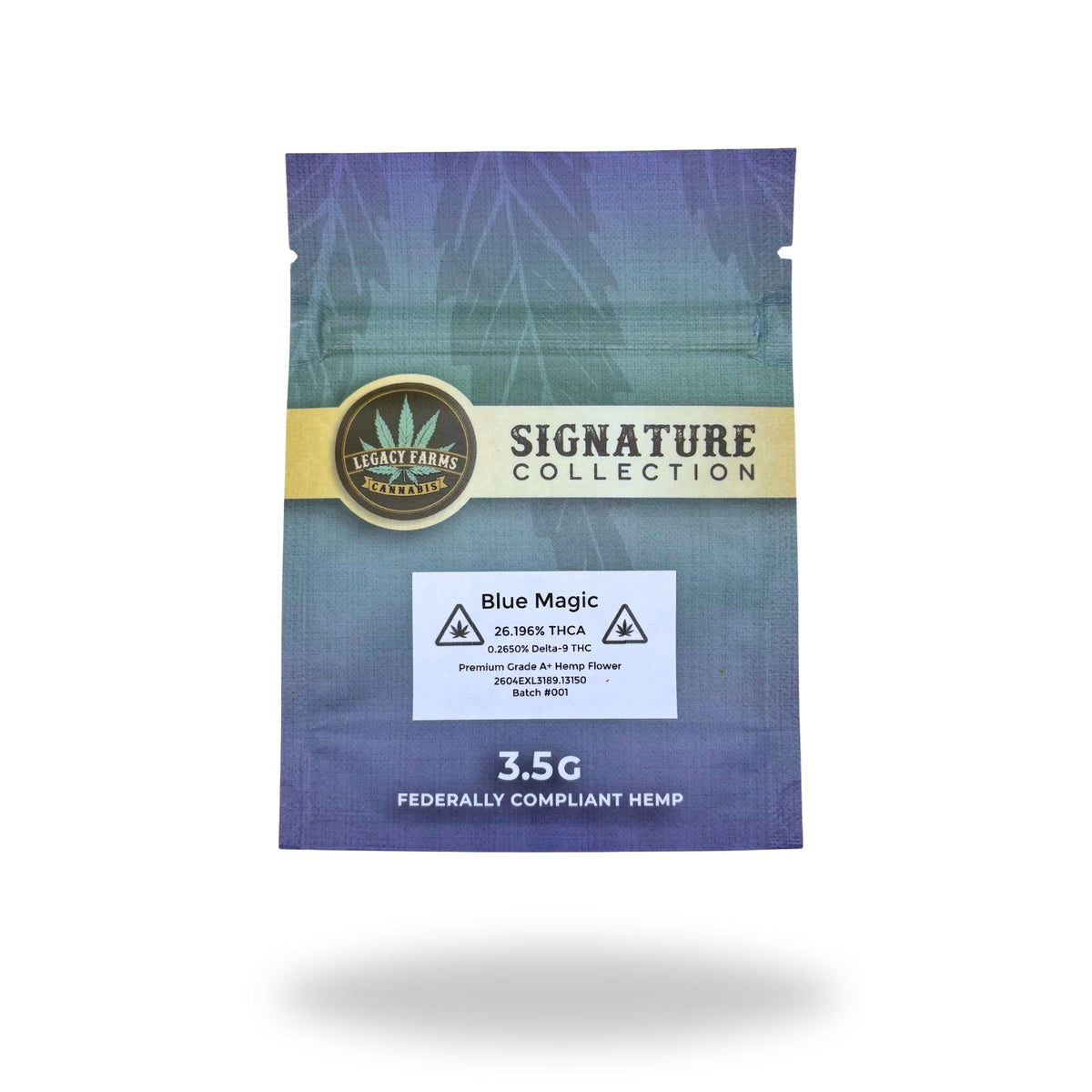Blue Magic Legacy Farms Grade A THCa Flower Flower Legacy Farms Eighth