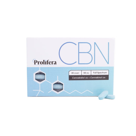 CBN Prolifera Instant Relief Tablets The Hemp Farmacy 30 Count