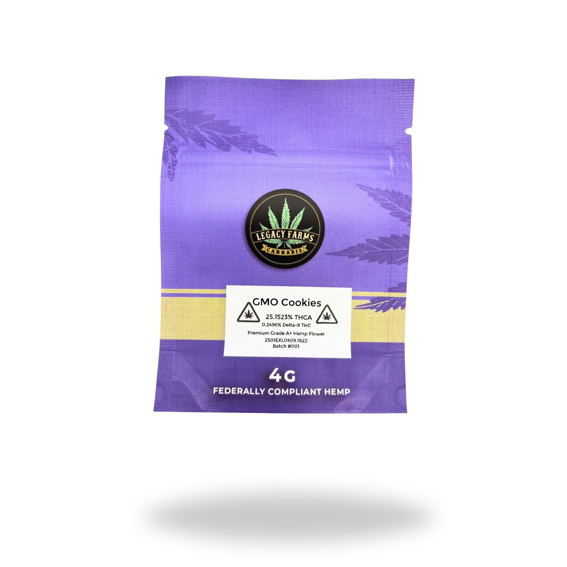 GMO Cookies Legacy Farms Harvest Collection Flower Flower Legacy Farms 4 Grams