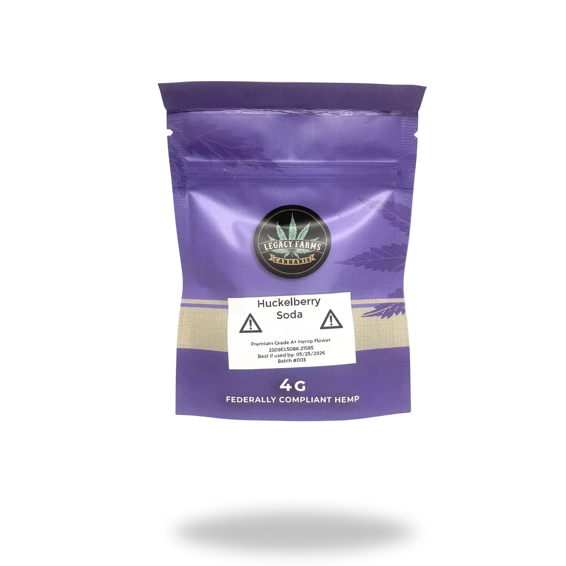 Huckelberry Soda Legacy Farms Harvest Collection Flower Flower The Hemp Farmacy 4 Grams