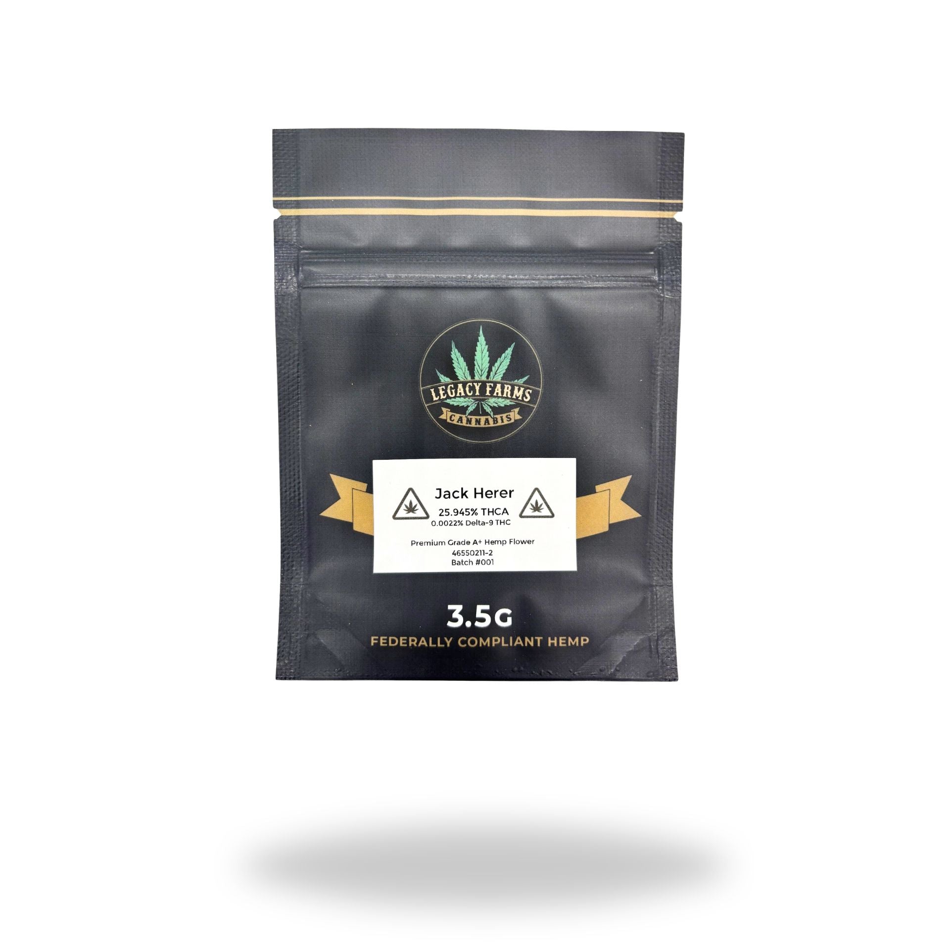 Jack Herer Legacy Farms Grade A THCa Flower Flower Legacy Farms Eighth