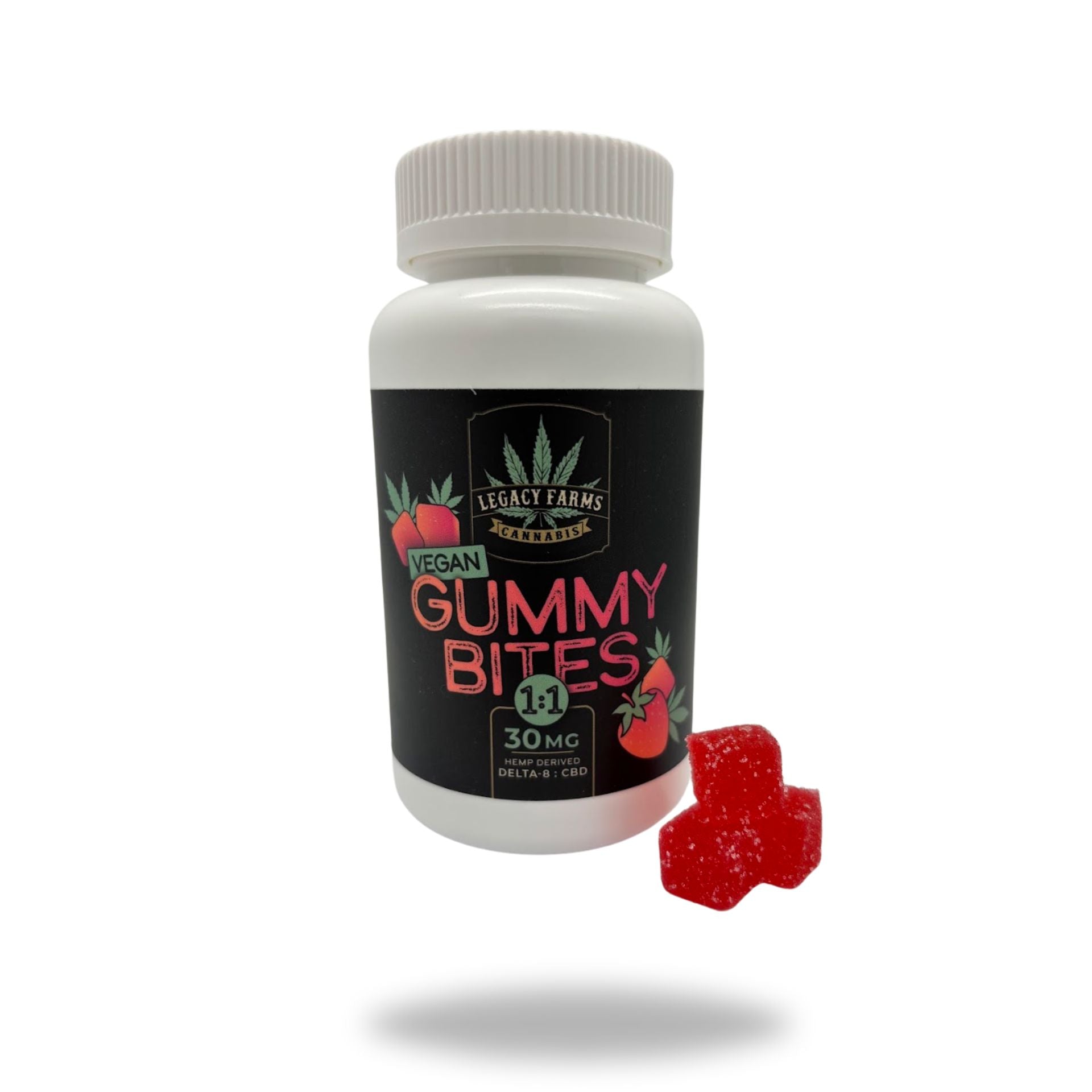 Legacy Farms Delta 8 CBD 1 1 Gummies 30 Count The Hemp Farmacy