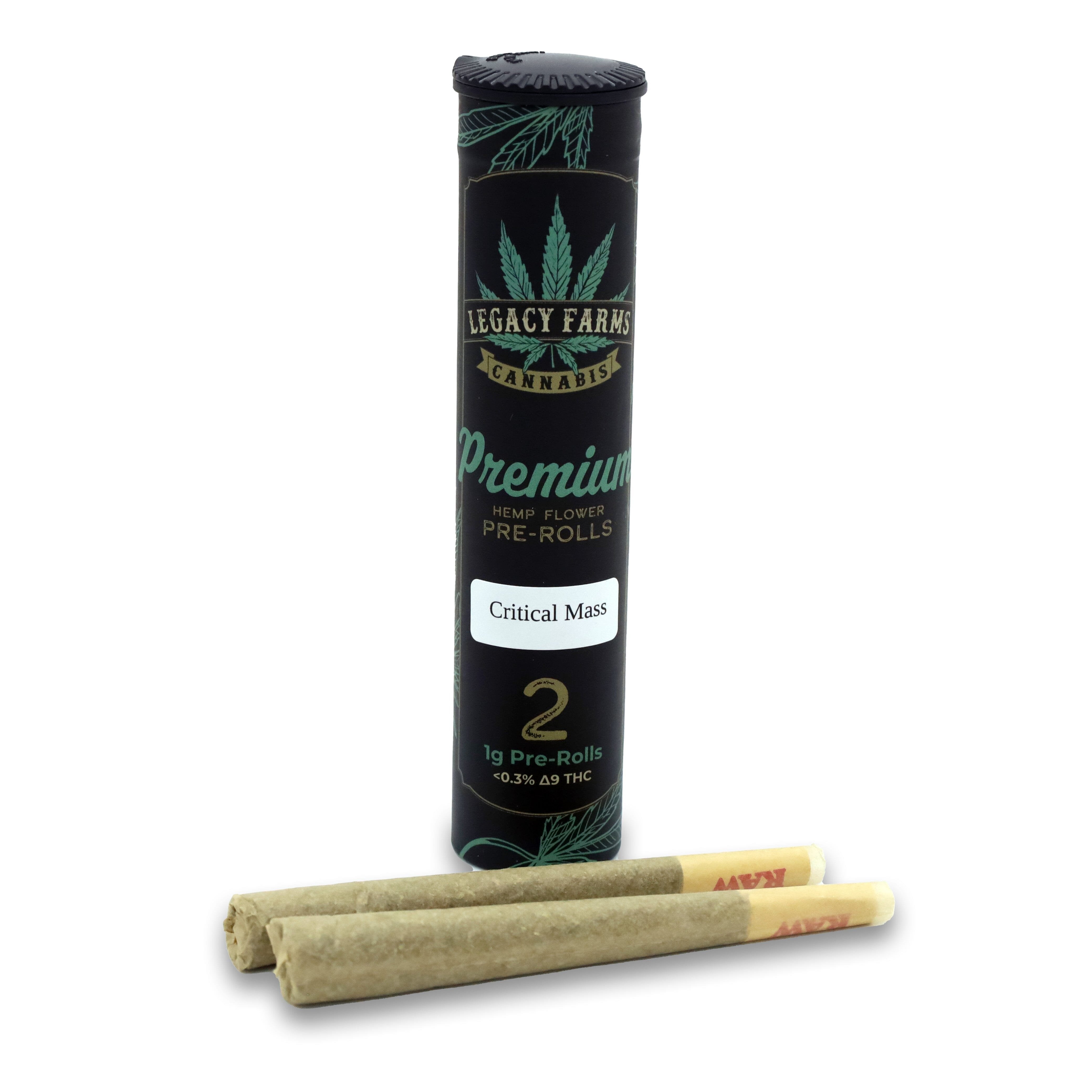 Legacy Farms Premium CBD Pre Rolls 2 Pack Smokeable Legacy Farm's