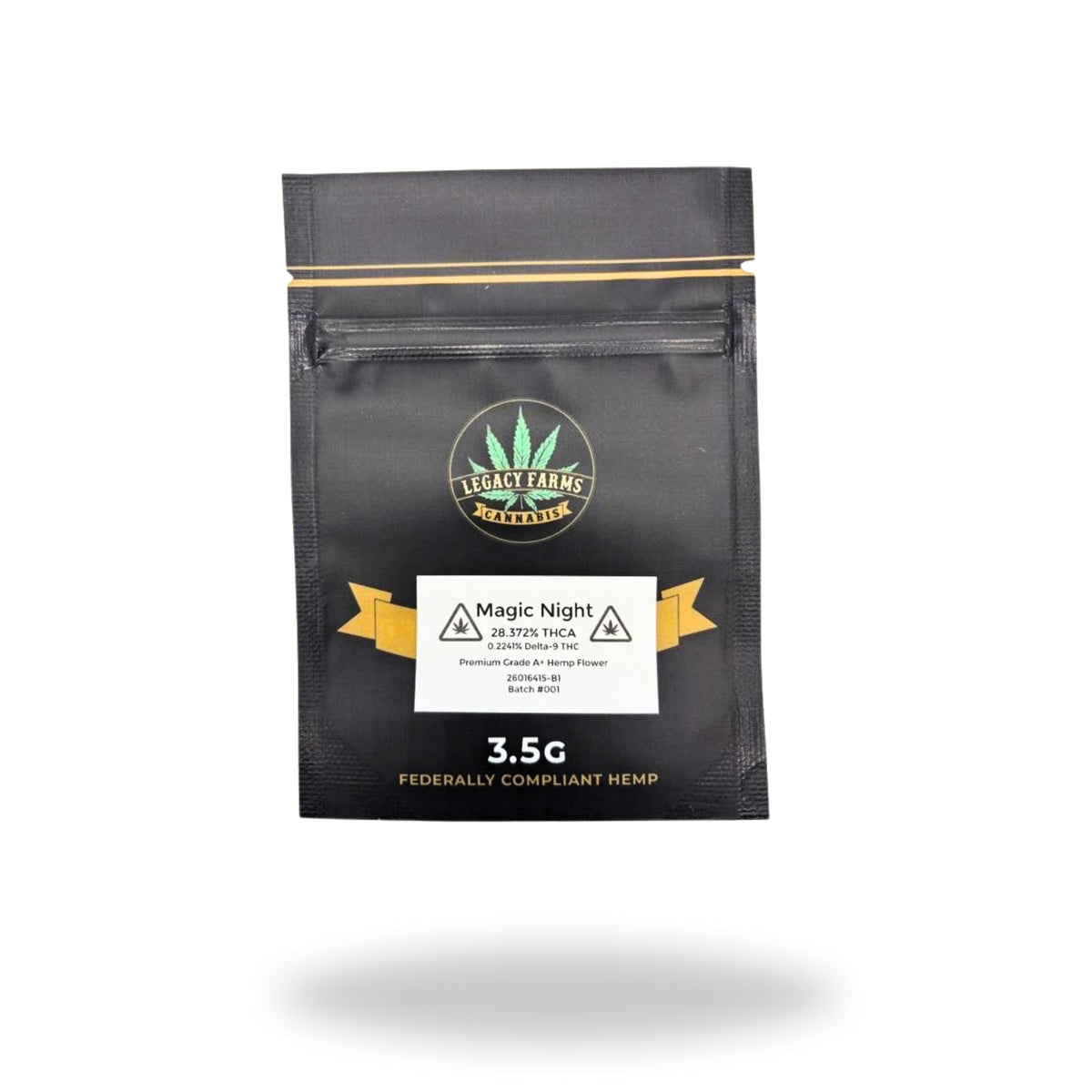 Magic Night Legacy Farms Grade A THCa Flower Flower Legacy Farms Eighth