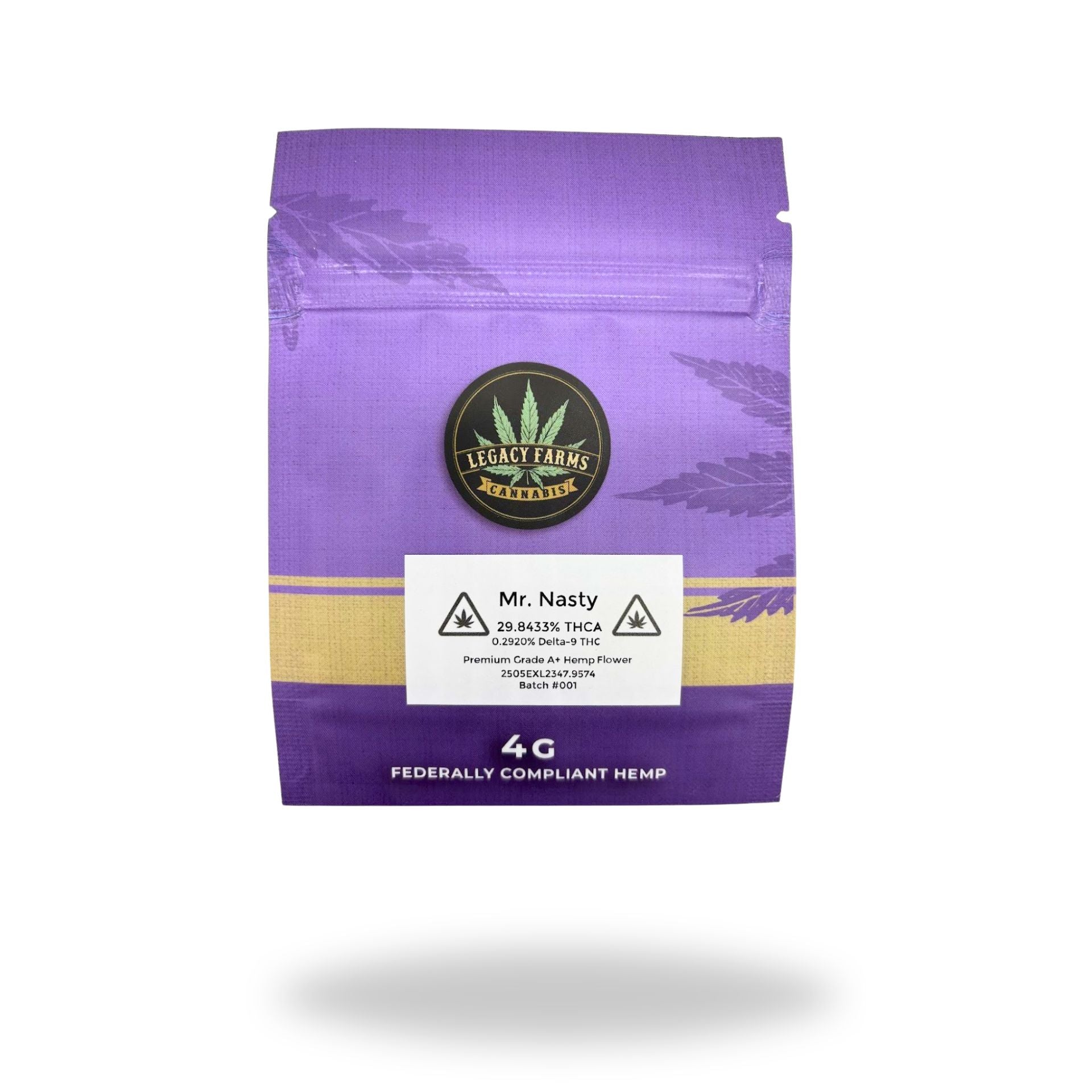 Mr. Nasty Legacy Farms Harvest Collection Flower The Hemp Farmacy 4 Grams