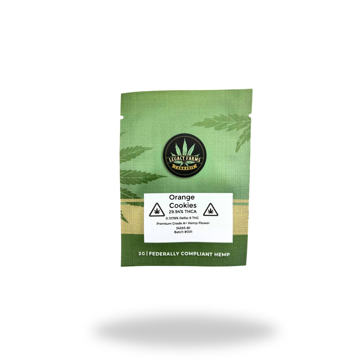 Orange Cookies Legacy Farms Harvest Collection Flower Flower Legacy Farms 2 Grams