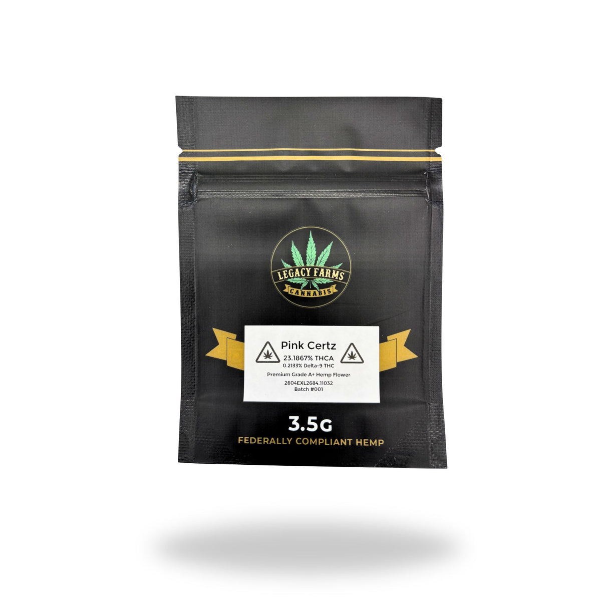 Pink Certz Legacy Farms Grade A THCa Flower Flower Legacy Farms Eighth