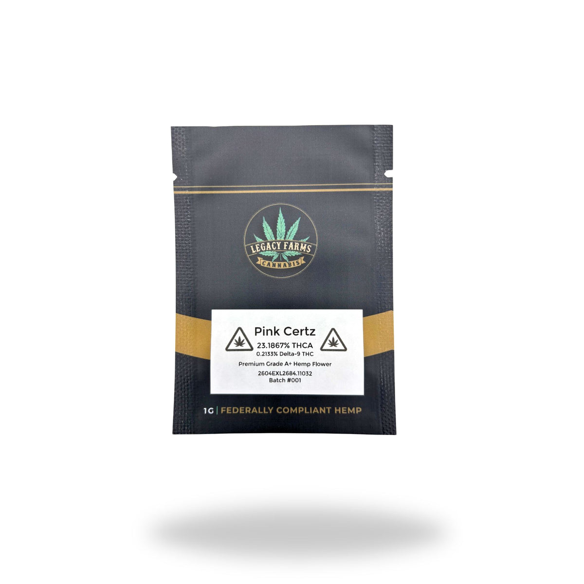 Pink Certz Legacy Farms Grade A THCa Flower Flower Legacy Farms Gram
