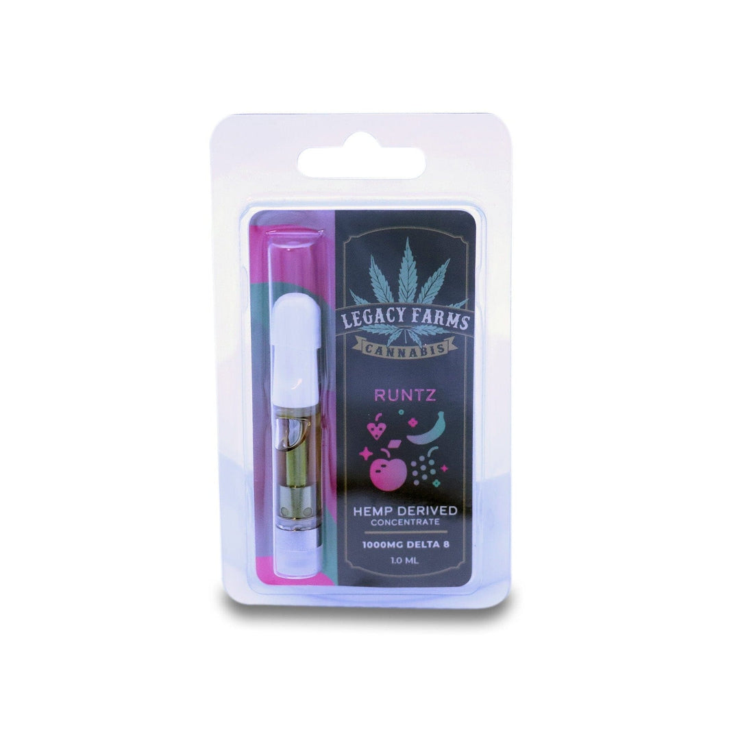 Runtz Legacy Farms Delta 8 Cartridge Smokeable The Hemp Farmacy