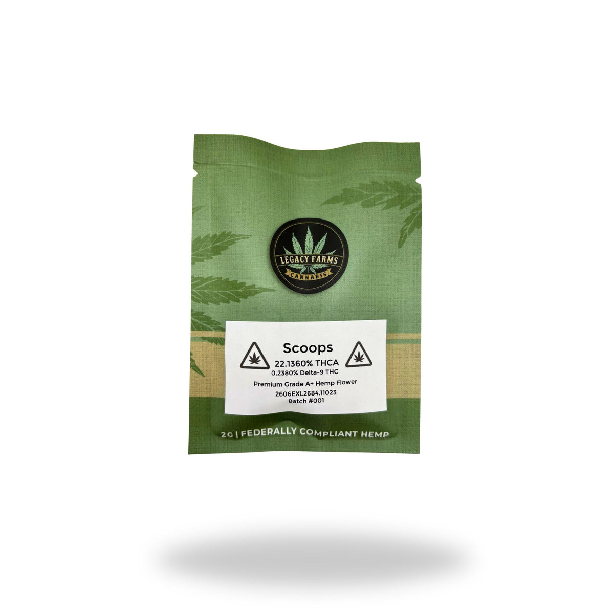 Scoops Legacy Farms Harvest Collection Flower Flower Legacy Farms 2 Grams