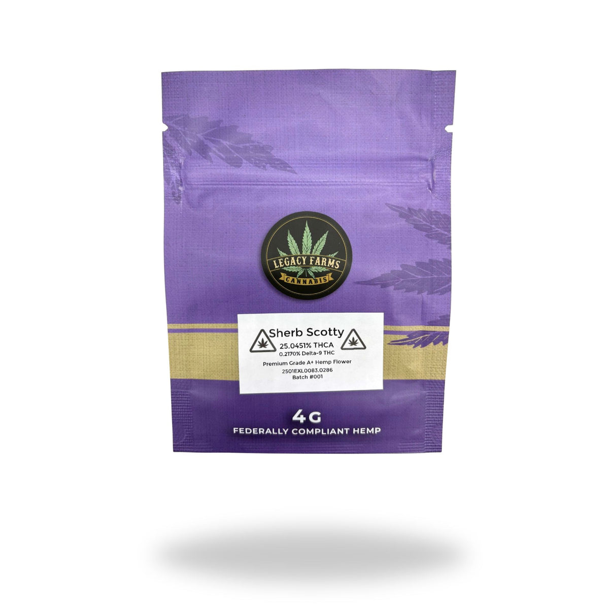 Sherb Scotty Legacy Farms Harvest Collection Flower Flower Legacy Farms 4 Grams