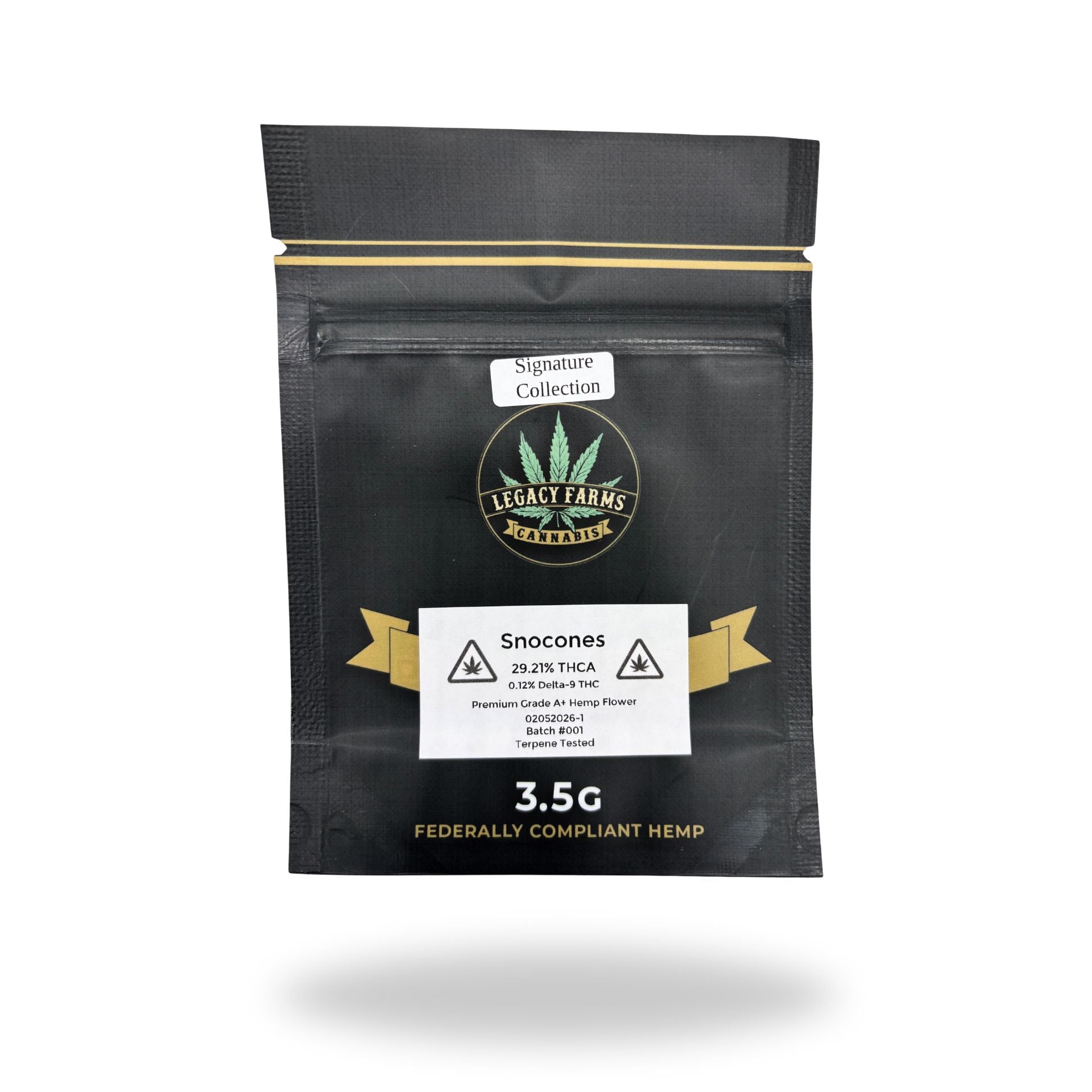 Snocones Legacy Farms Grade A THCa Flower Flower The Hemp Farmacy Eighth