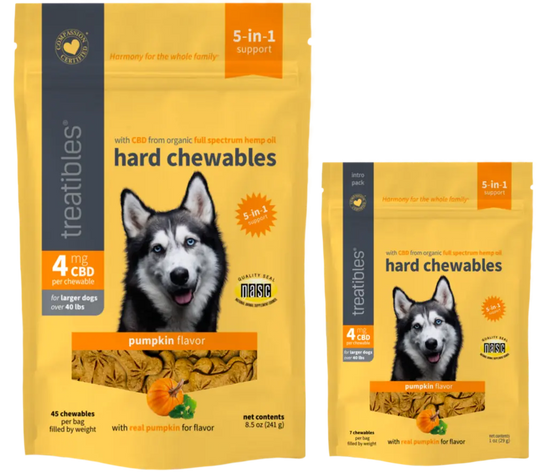 Treatibles CBD Pet Treats Pet Not specified Pumpkin Small