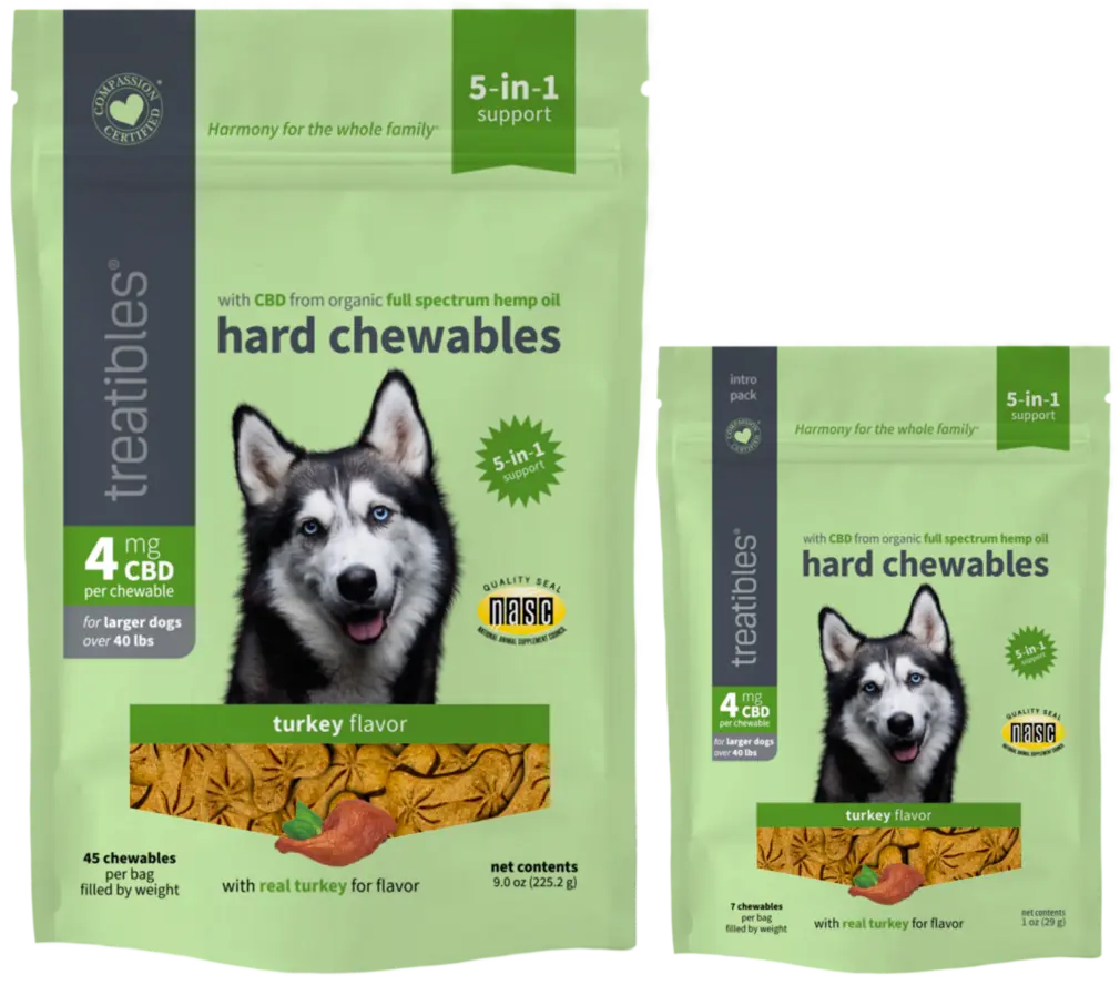 Treatibles CBD Pet Treats Pet Not specified Turkey Small