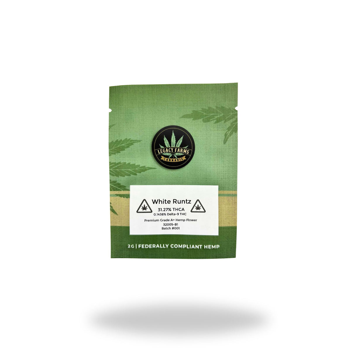 White Runtz Legacy Farms Harvest Collection Flower Flower Legacy Farms 2 Grams