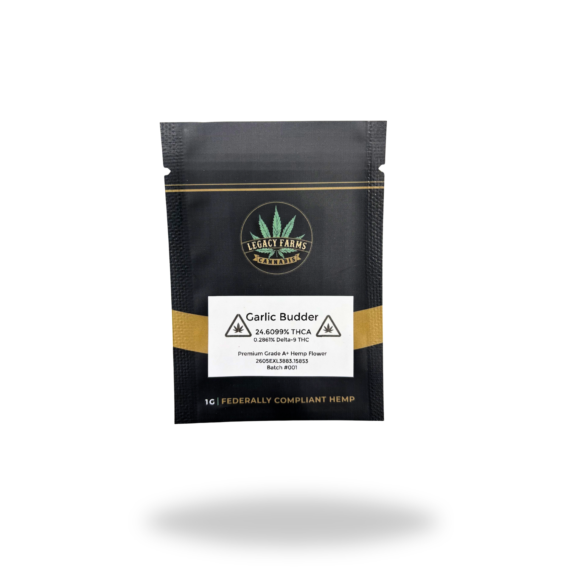 Garlic Budder Legacy Farms Grade A THCa Flower