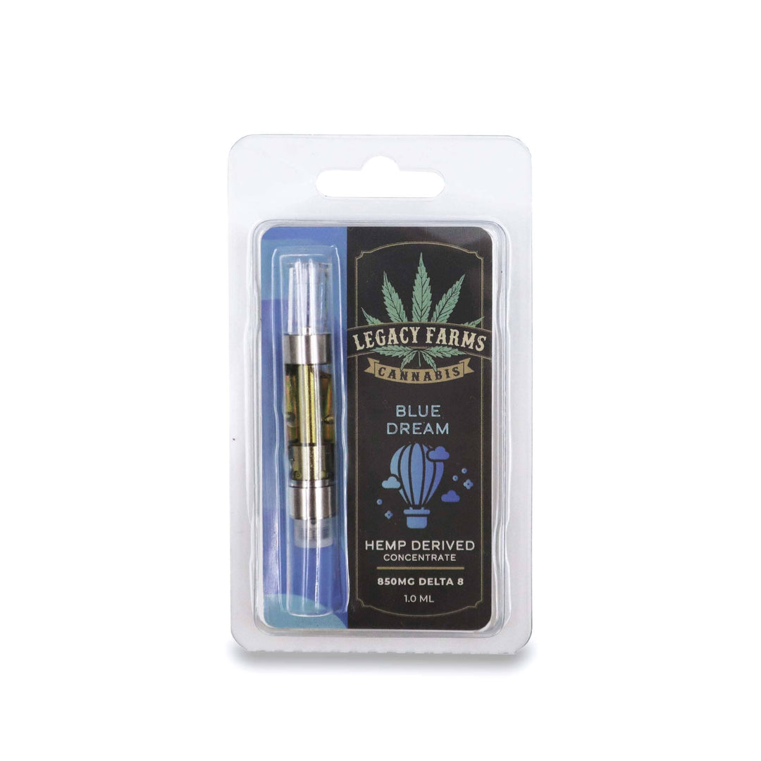 Blue Dream Legacy Farms Delta 8 Cartridge Smokeable The Hemp Farmacy Blue Dream 