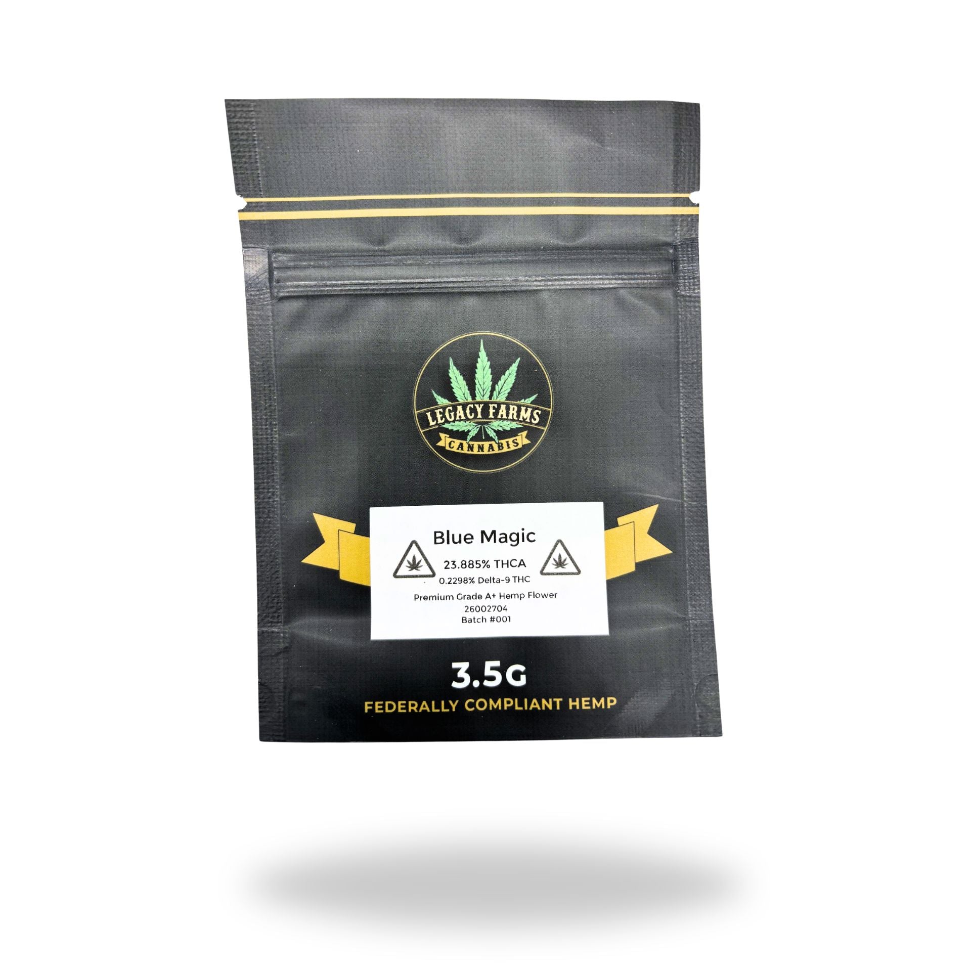 Blue Magic Legacy Farms Grade A THCa Flower (Needs COA) Flower Legacy Farms Eighth 