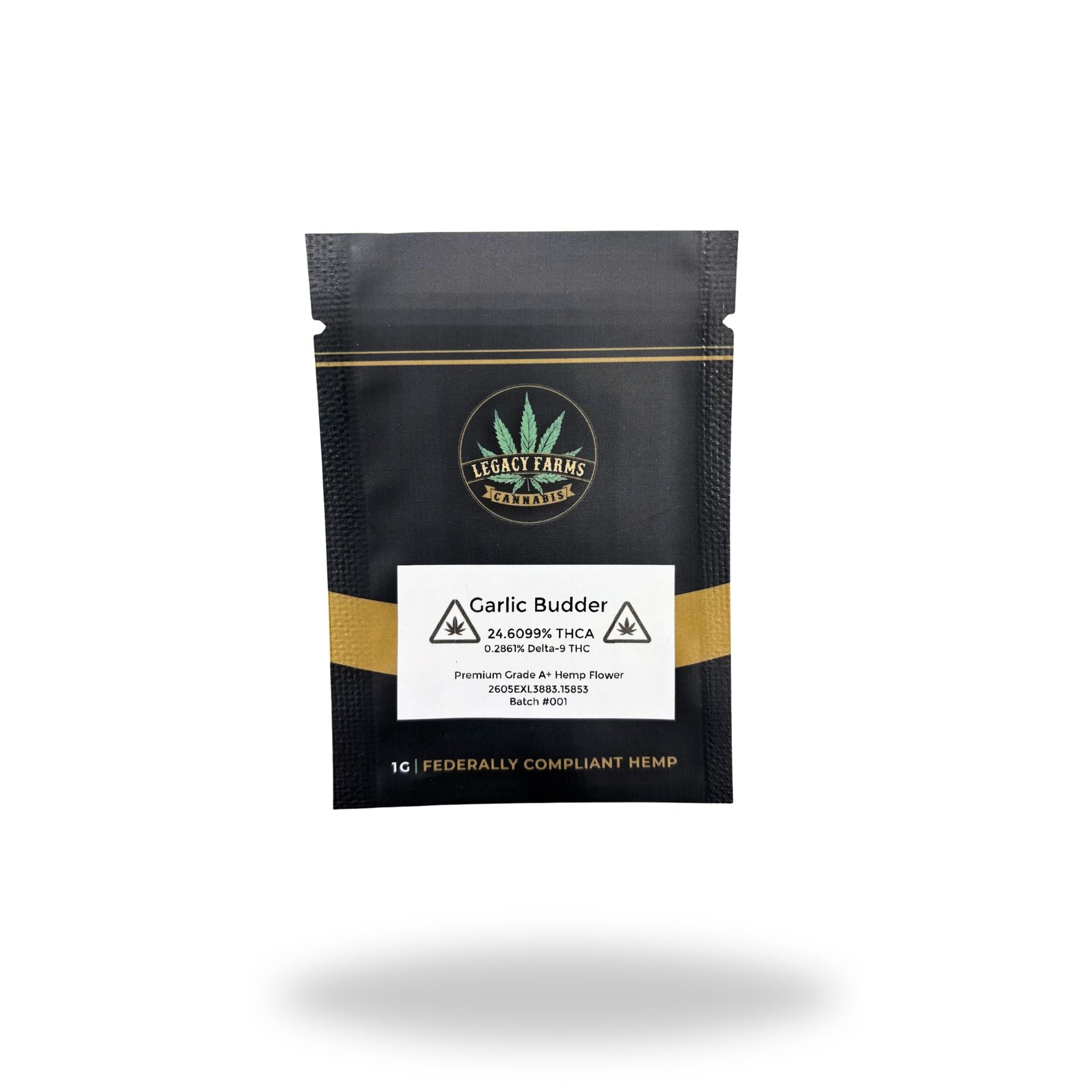 Garlic Budder Legacy Farms Grade A THCa Flower Flower Legacy Farms Gram 