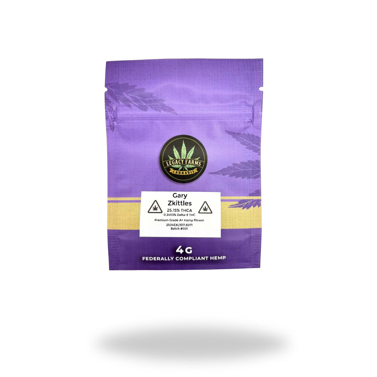 Gary Zkittles Legacy Farms Harvest Collection Flower (NEED QOH) Flower Legacy Farms 4 Grams 
