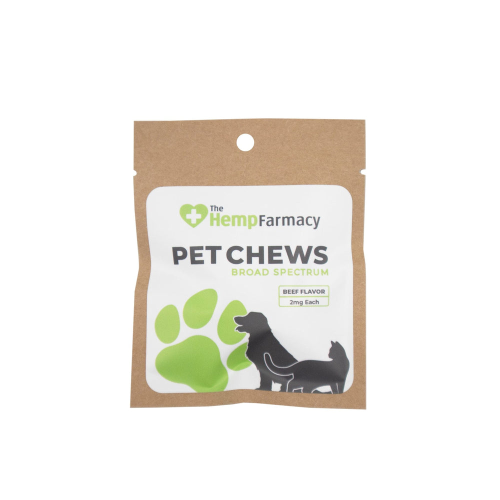 Hemp Farmacy Pet Chews Pet Hemp Farmacy 2 Count beef flavor dog cat 2mg each