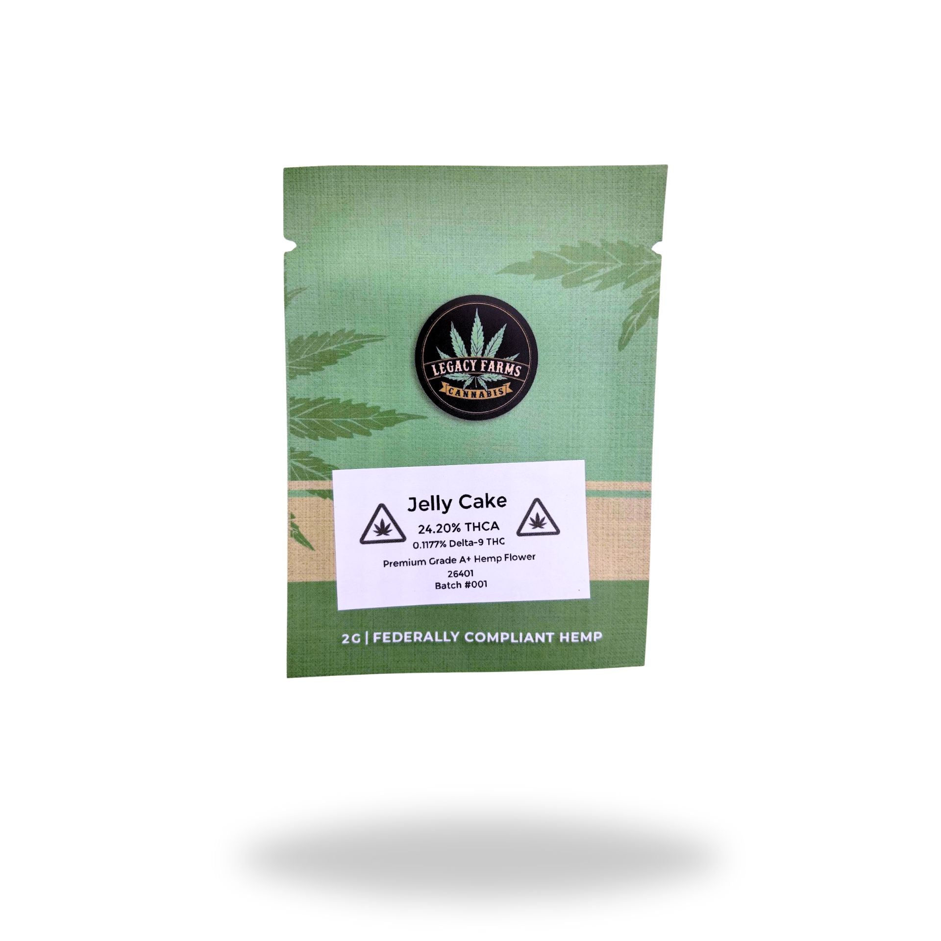 Jelly Cake Legacy Farms Harvest Collection Flower (Needs COA Linked) (Needs QOH) Flower The Hemp Farmacy 2 Grams 