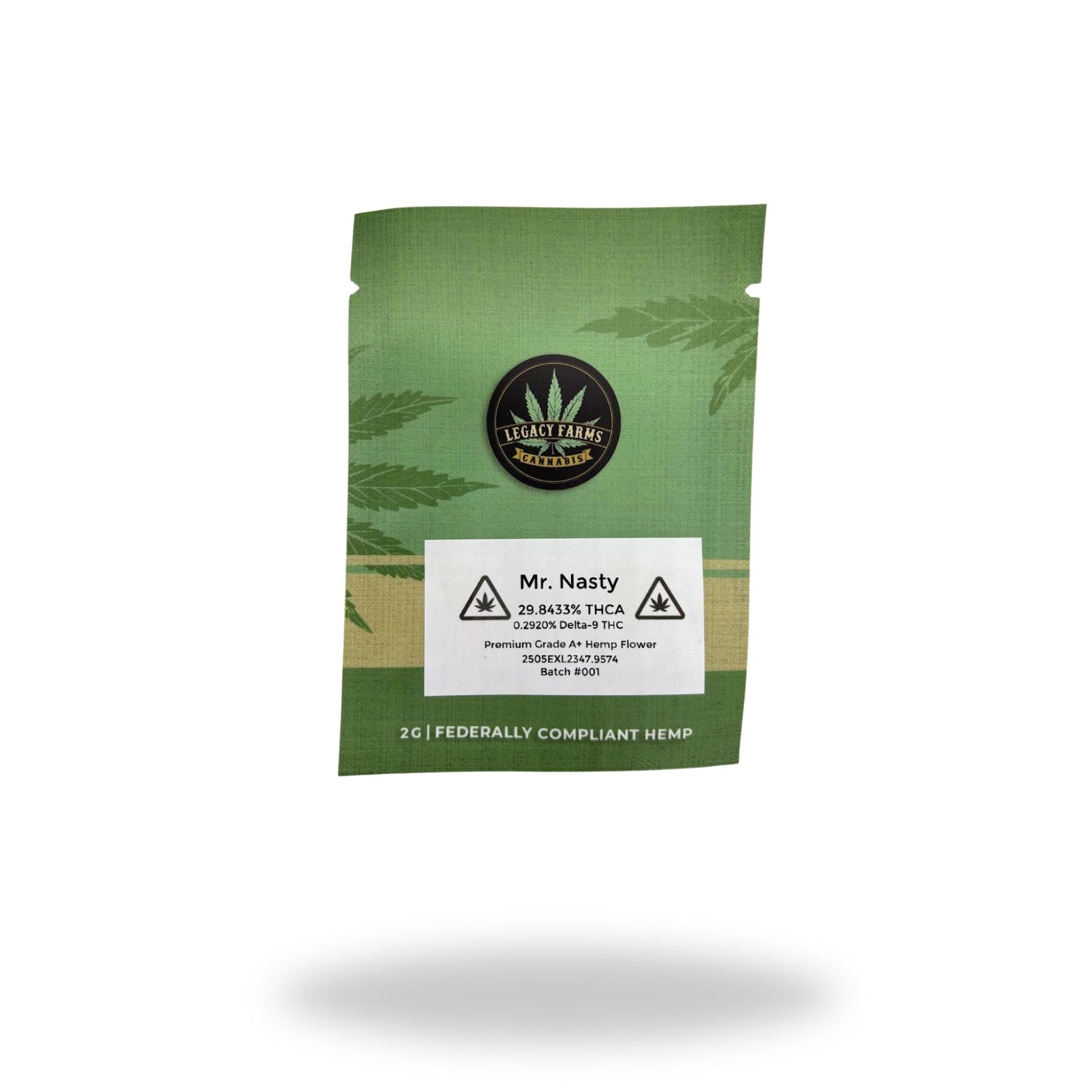 Mr. Nasty Legacy Farms Harvest Collection Flower The Hemp Farmacy 2 Grams 