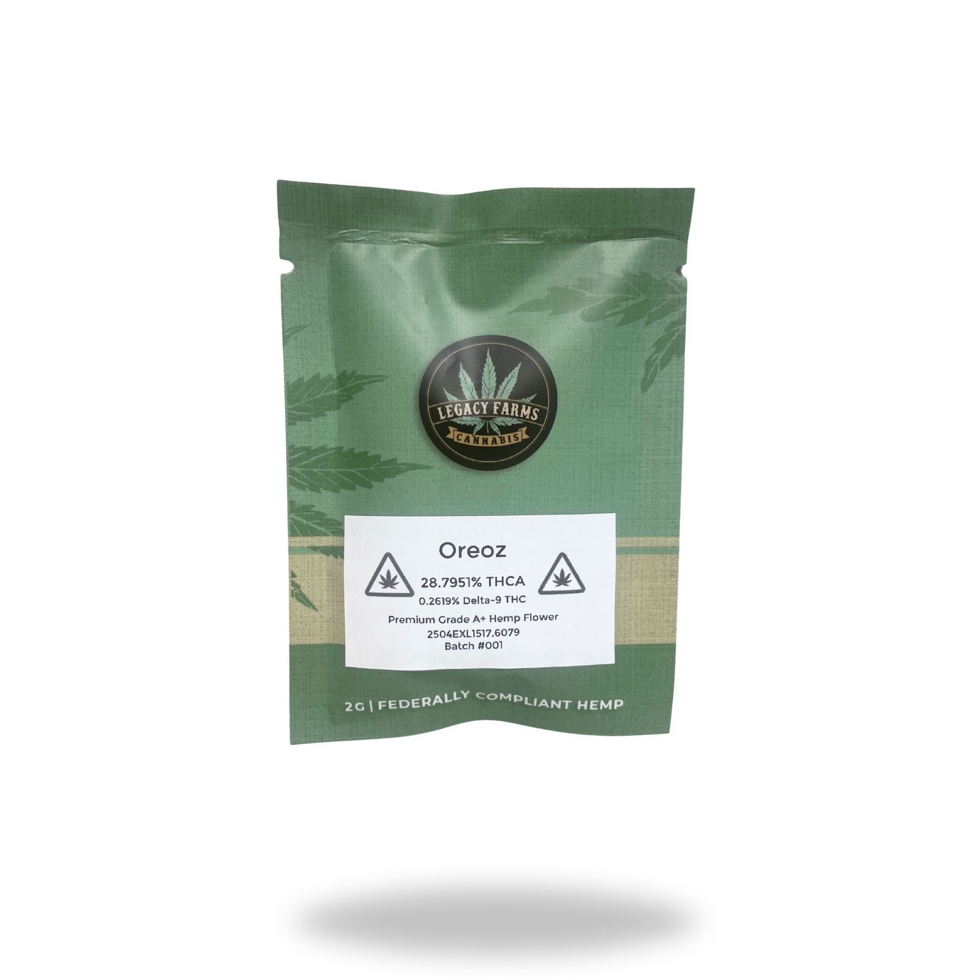 Oreoz Legacy Farms Harvest Collection Flower The Hemp Farmacy 2 Grams 