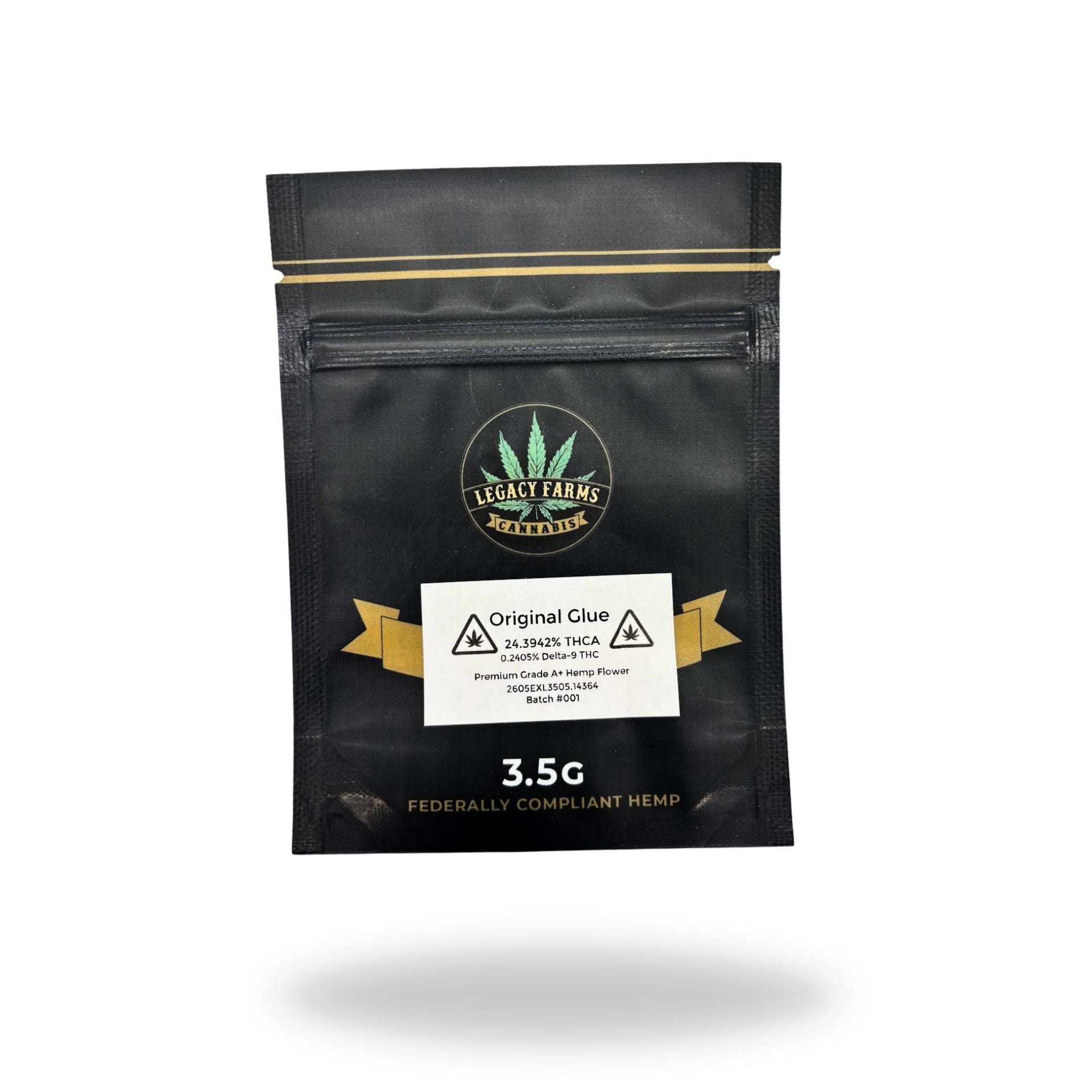 Original Glue Legacy Farms Grade A THCa Flower Flower Legacy Farms Eighth 