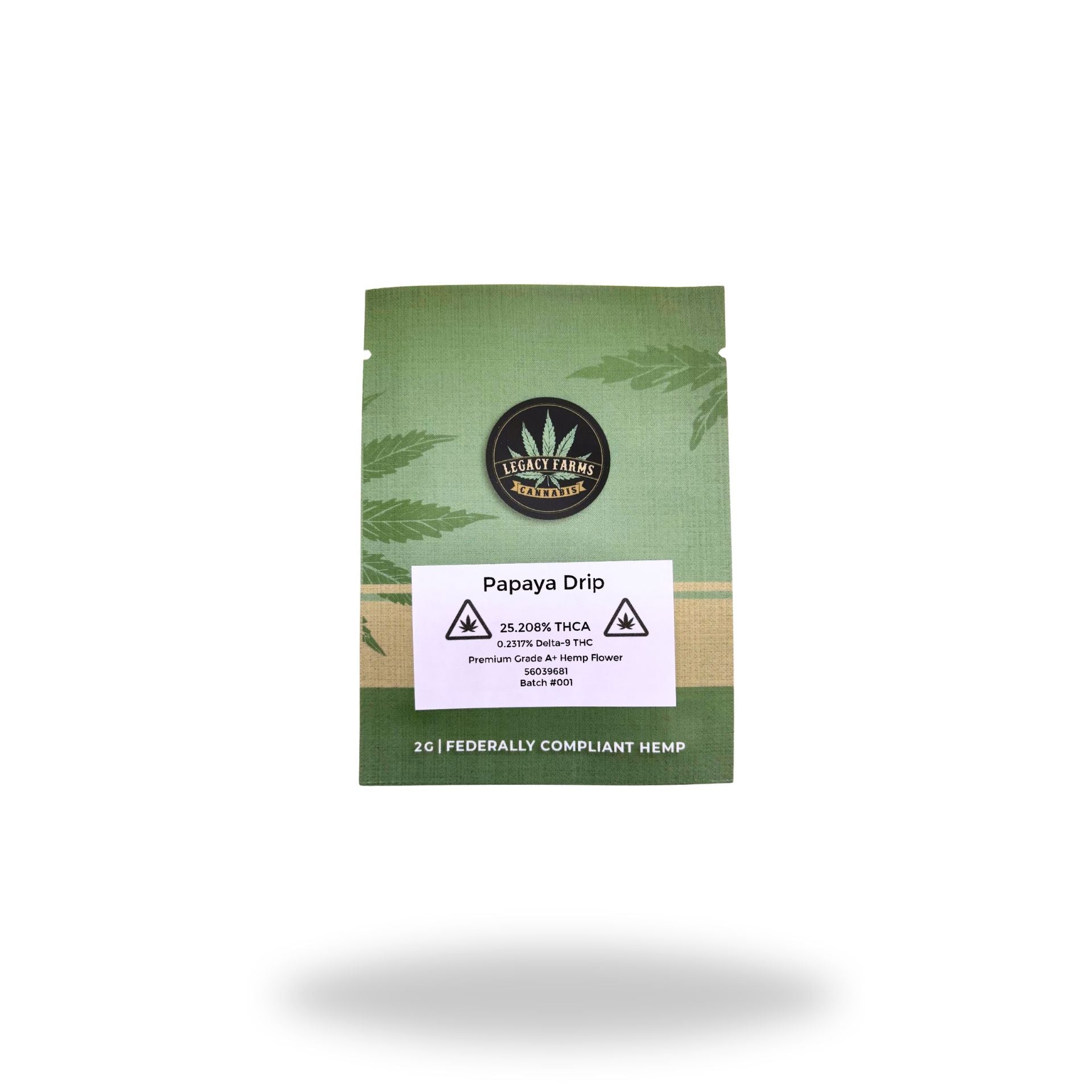 Papaya Drip Legacy Farms Harvest Collection Flower Flower Legacy Farms 2 Grams 