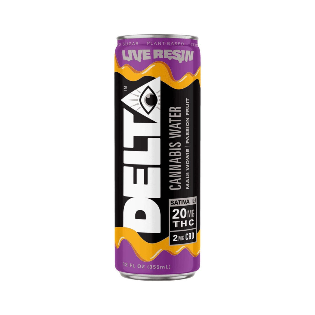 Passionfruit Delta 9 CBD Live Resin Water Drink The Hemp Farmacy 