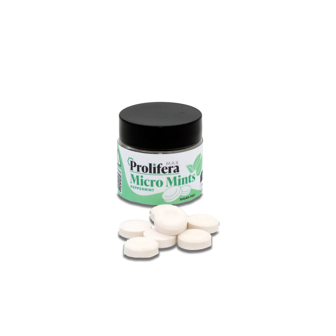 Peppermint Prolifera CBD Delta 9 Micro Mints The Hemp Farmacy 