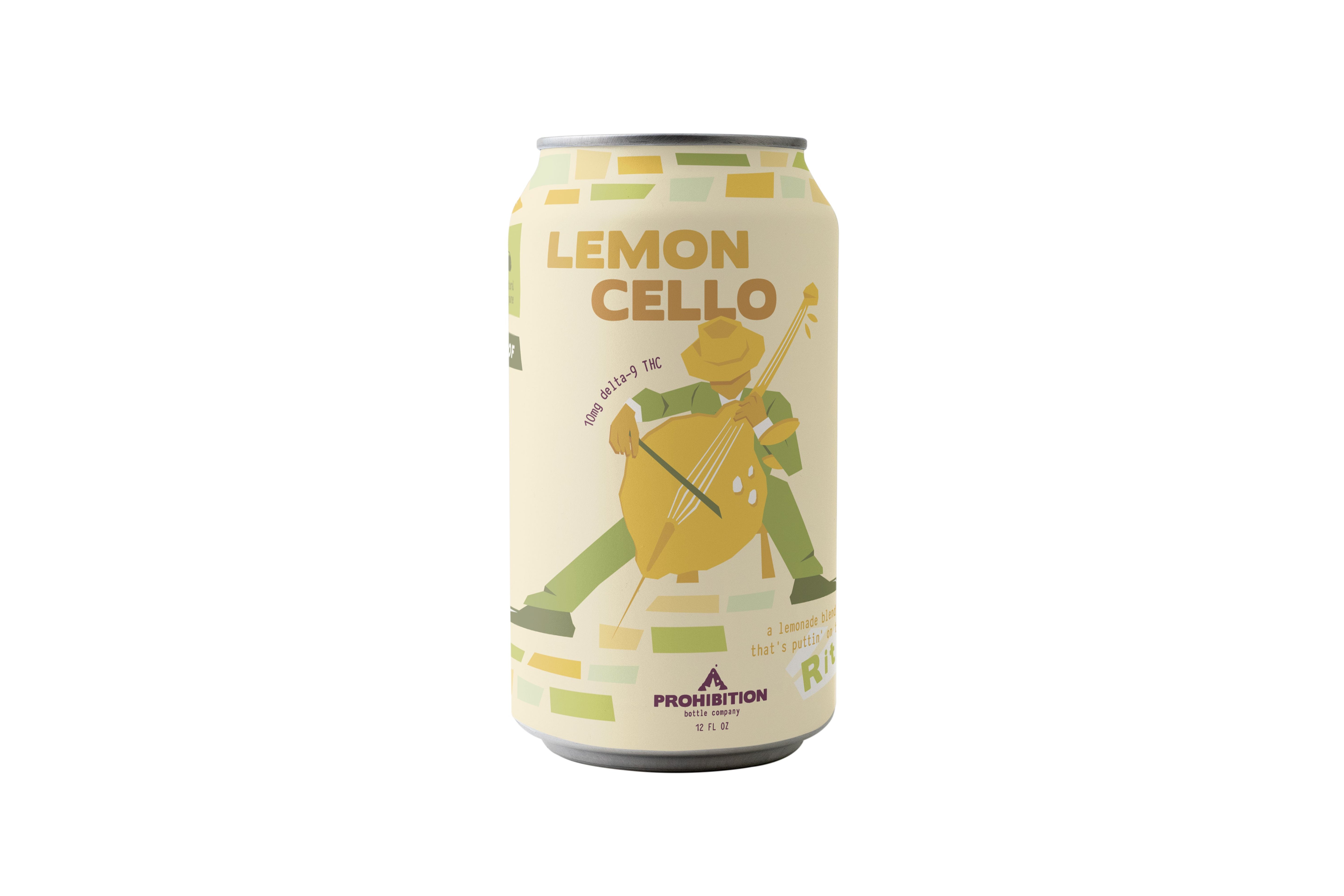 Prohibition Bottle Co. Lemon Cello Drink The Hemp Farmacy 