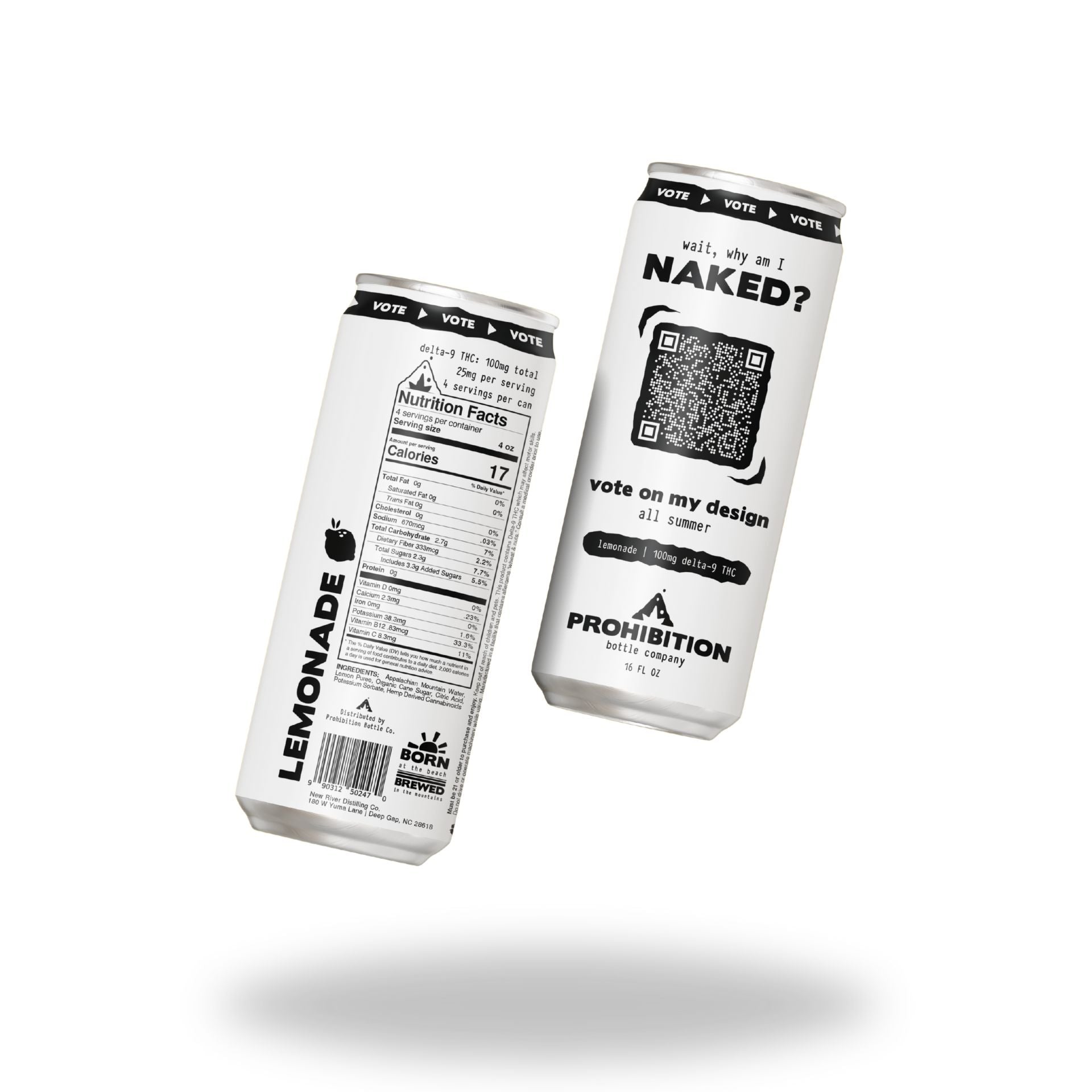 Prohibition Bottle Co. Lemonade 100 MG Drink The Hemp Farmacy 