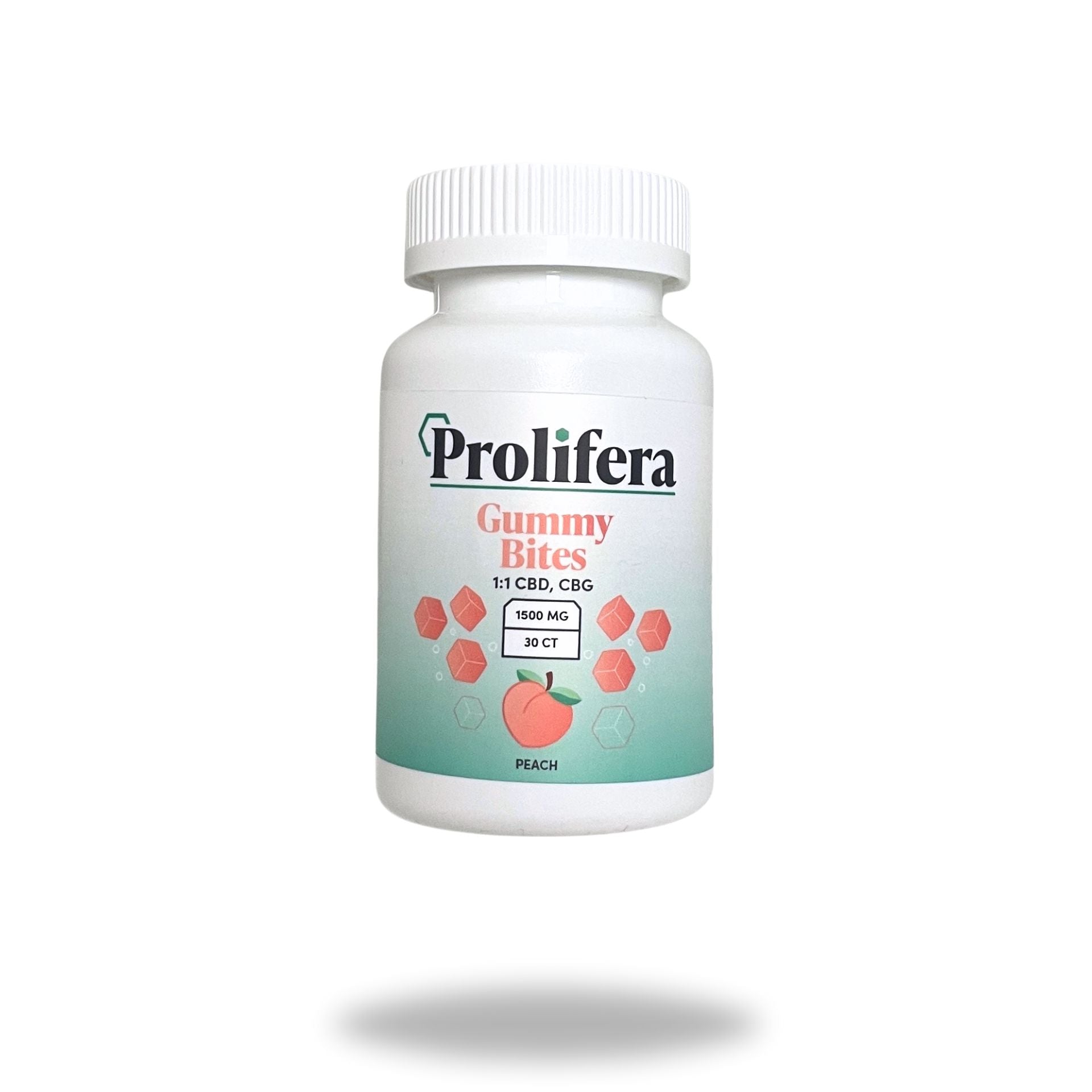 Prolifera CBD CBG 1:1 Gummy Bites 30 Ct The Hemp Farmacy 30 Count 