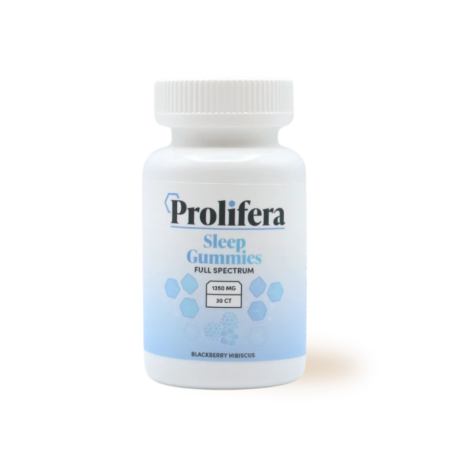 Prolifera CBD CBN Delta 9 Sleep Gummies 30 Ct Edible Prolifera 
