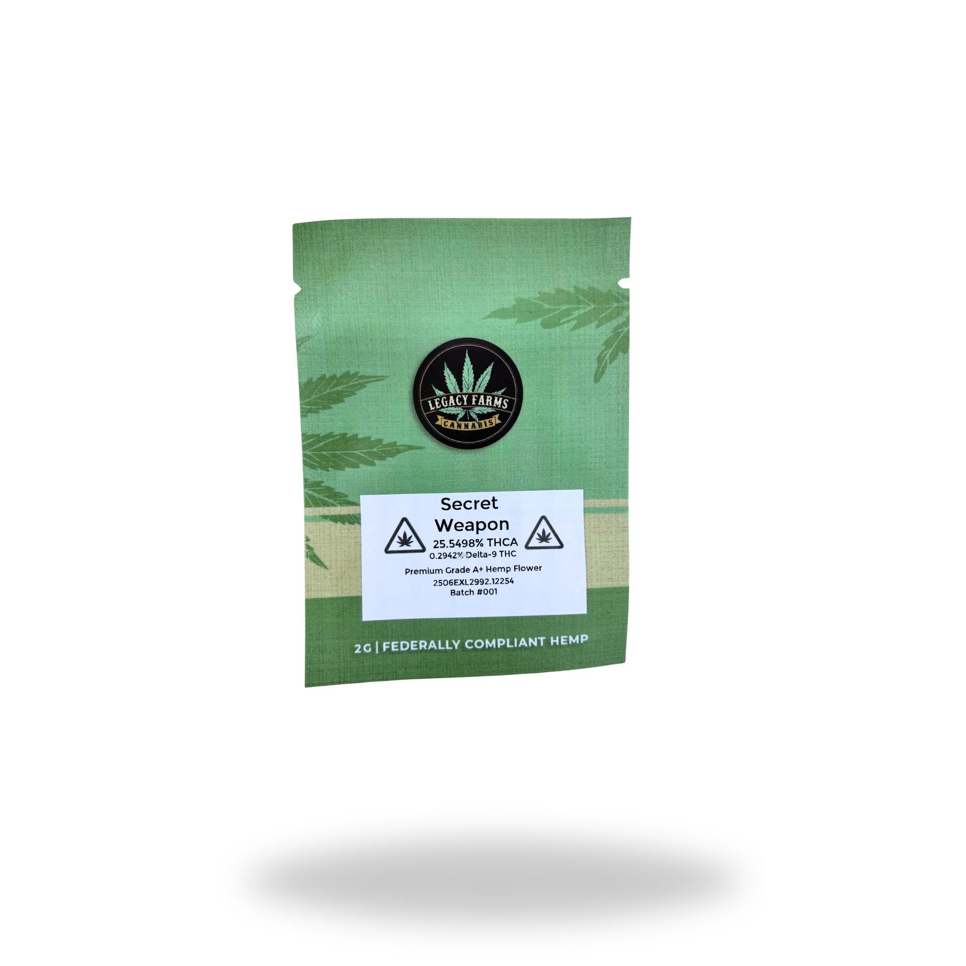 Secret Weapon Legacy Farms Harvest Collection Flower Flower Legacy Farms 2 Grams 