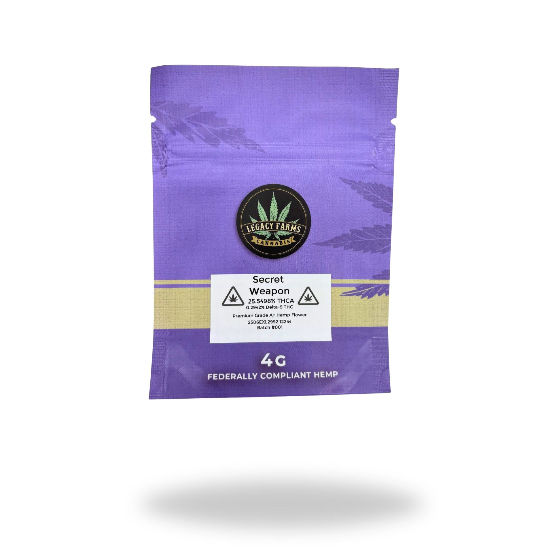 Secret Weapon Legacy Farms Harvest Collection Flower Flower Legacy Farms 4 Grams 