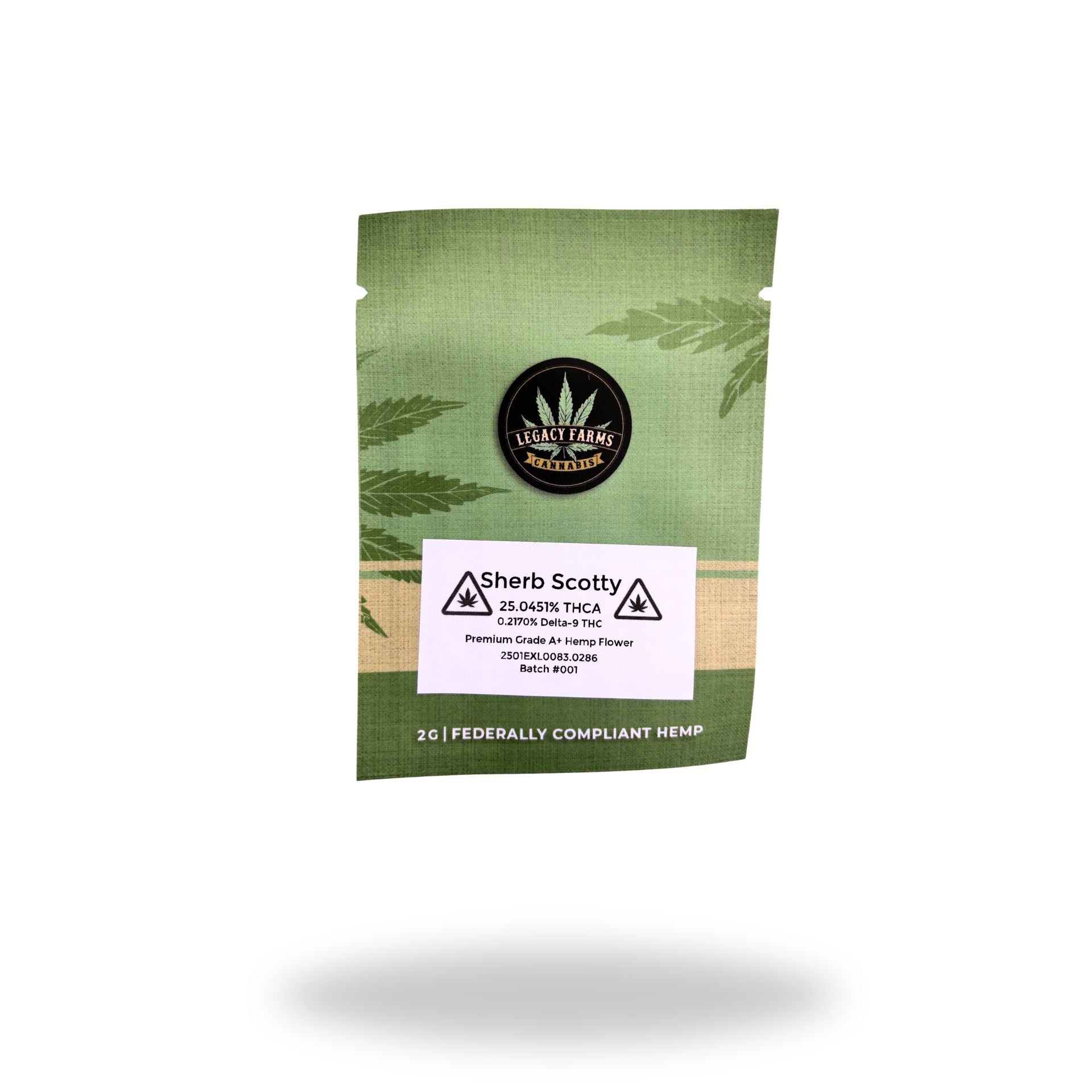 Sherb Scotty Legacy Farms Harvest Collection Flower Flower Legacy Farms 2 Grams 