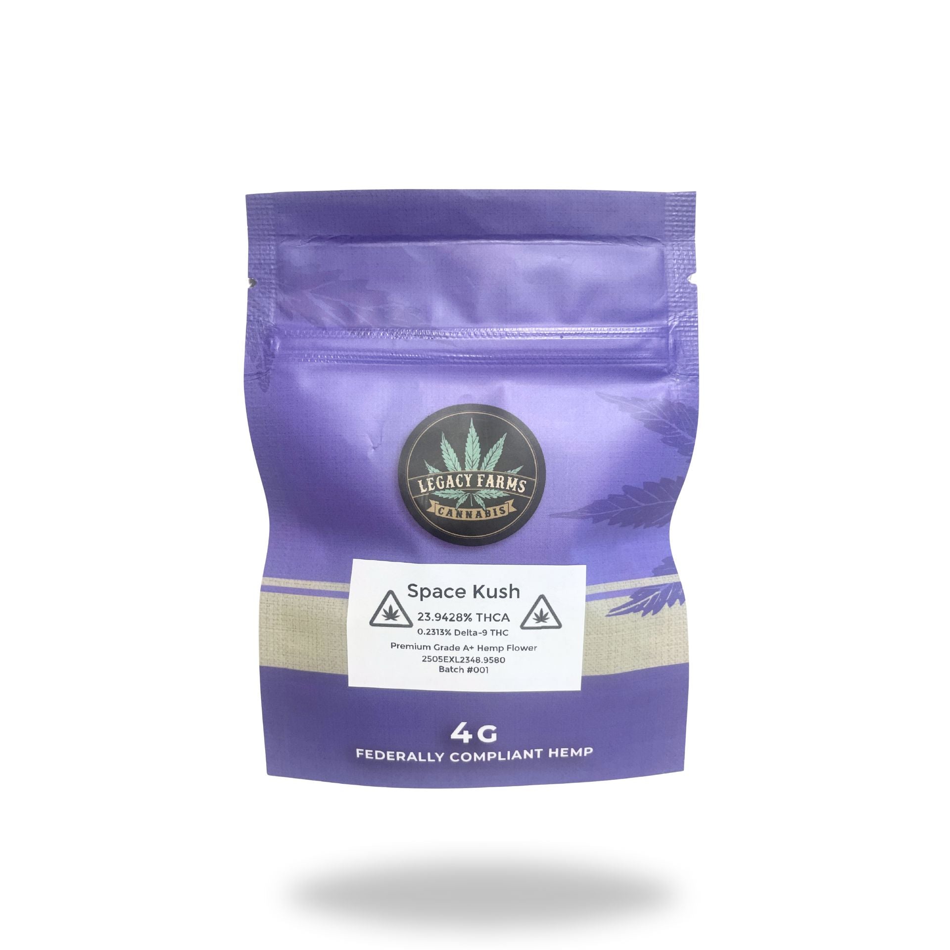 Space Kush Legacy Farms Harvest Collection Flower The Hemp Farmacy 4 Grams 