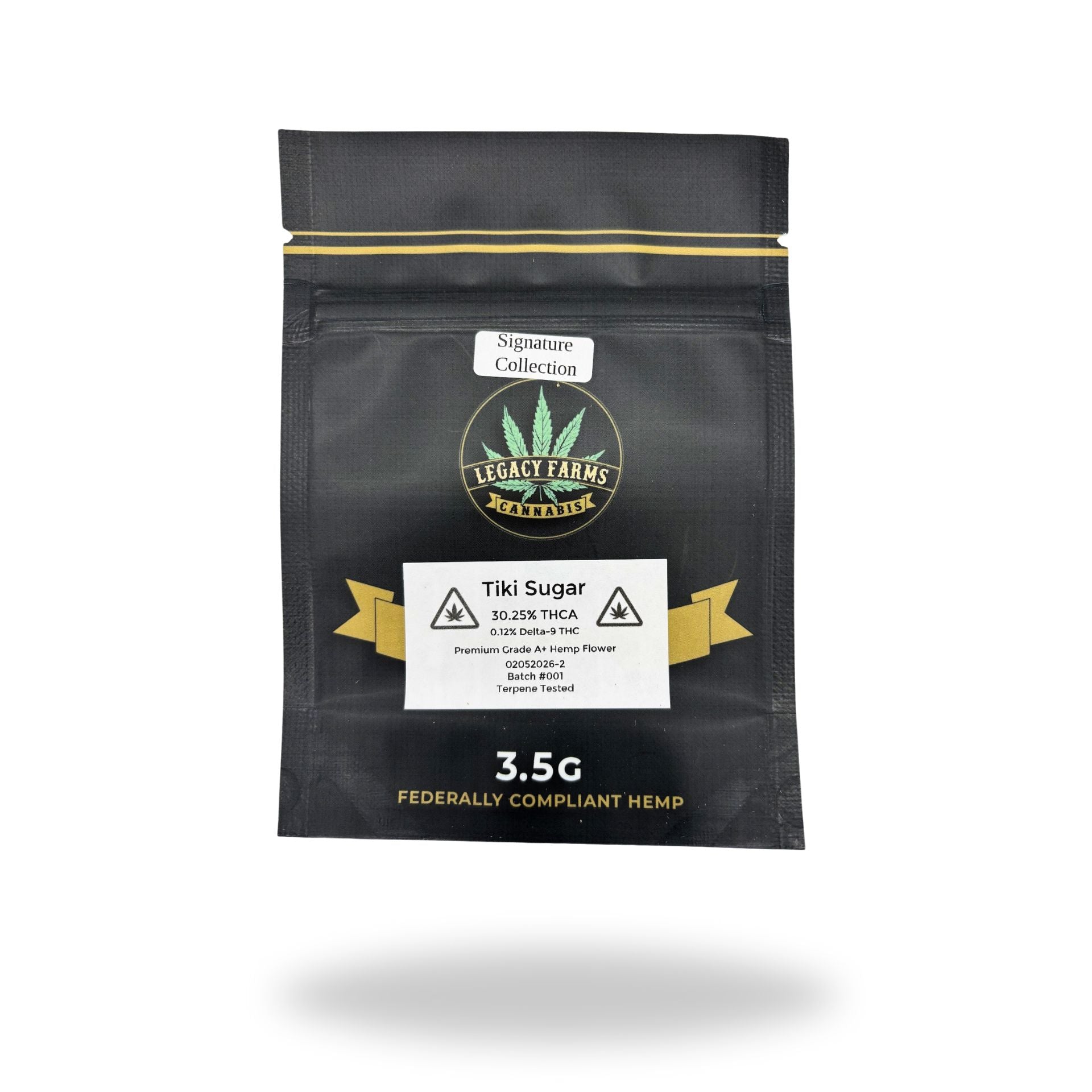 Tiki Sugar Legacy Farms Grade A THCa Flower (Needs COA Linked) Flower The Hemp Farmacy Eighth 