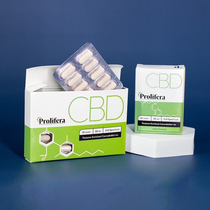 Prolifera | 10 Count | Instant Release Tablets | CBD, CBG, CBC, CBN Tablets Prolifera CBD 