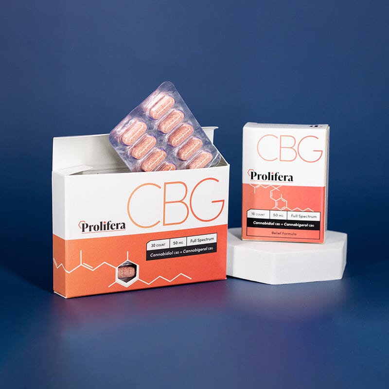 Prolifera | 10 Count | Instant Release Tablets | CBD, CBG, CBC, CBN Tablets Prolifera CBG 