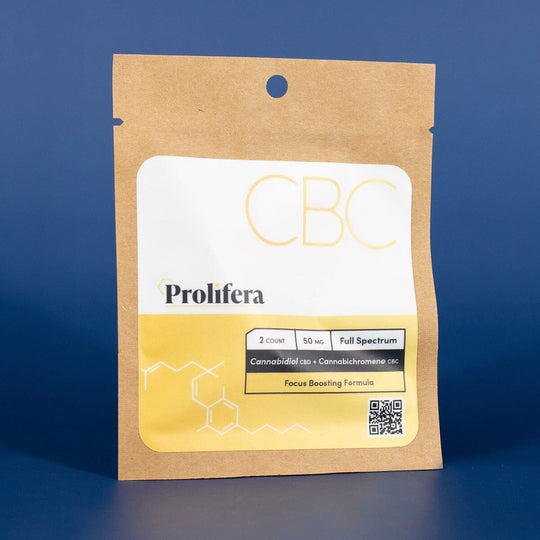 Prolifera | 2 Count | Instant Release Tablets | CBD, CBG, CBC, CBN Tablets Prolifera CBC 