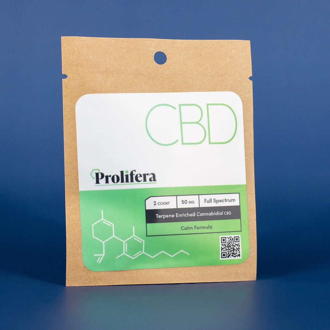Prolifera | 2 Count | Instant Release Tablets | CBD, CBG, CBC, CBN Tablets Prolifera CBD+Terps 