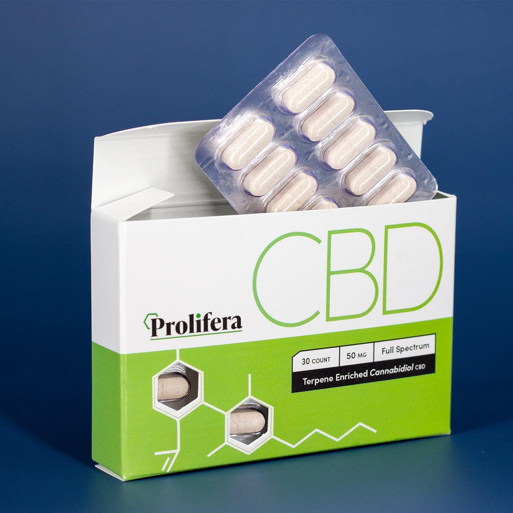Prolifera | 30 Count | Instant Release Tablets | CBD, CBG, CBC, CBN Tablets Prolifera 