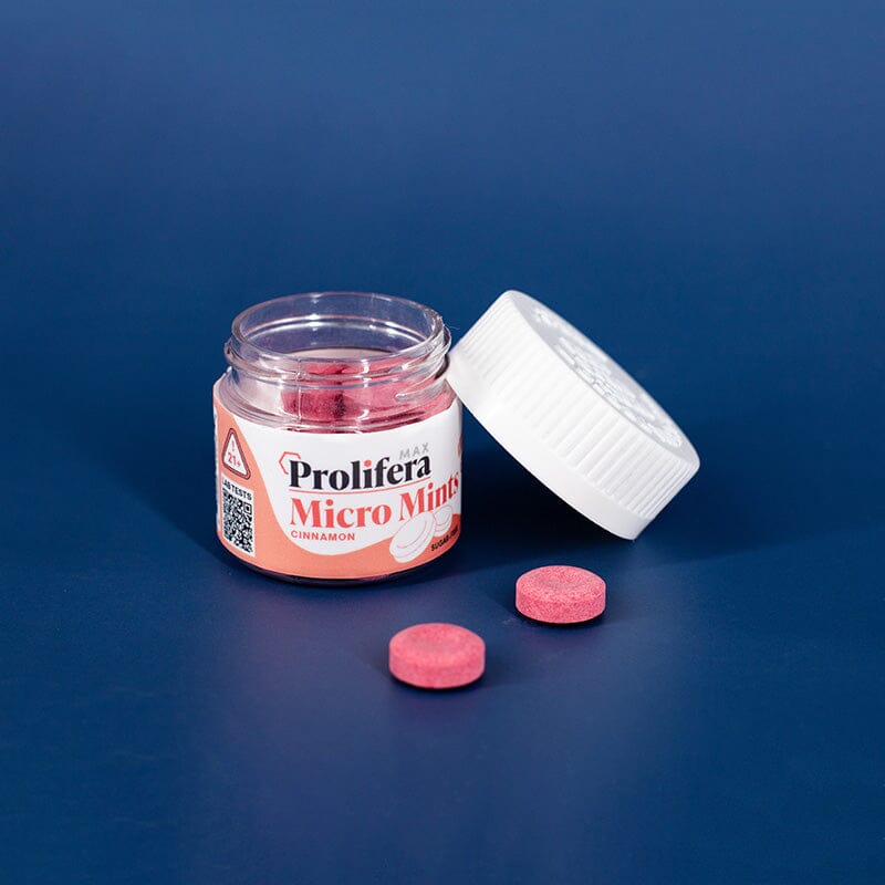 Prolifera | MAX | Micro Mints | THC + CBD, CBN Edible Prolifera Cinnamon 